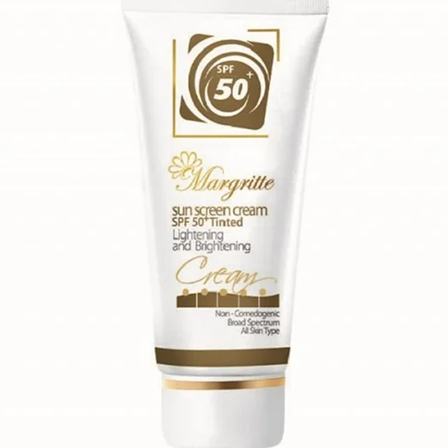 کرم ضدآفتاب روشن کننده مارگریت بژ متوسط SPF50 حجم 65mL